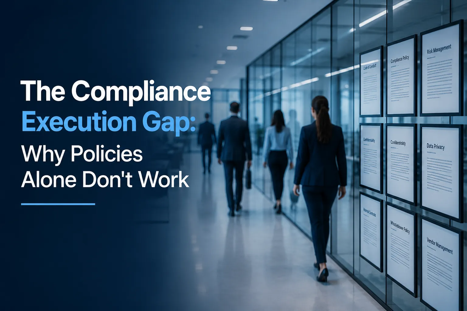 The Compliance Execution Gap: Why Policies Alone Don’t Work