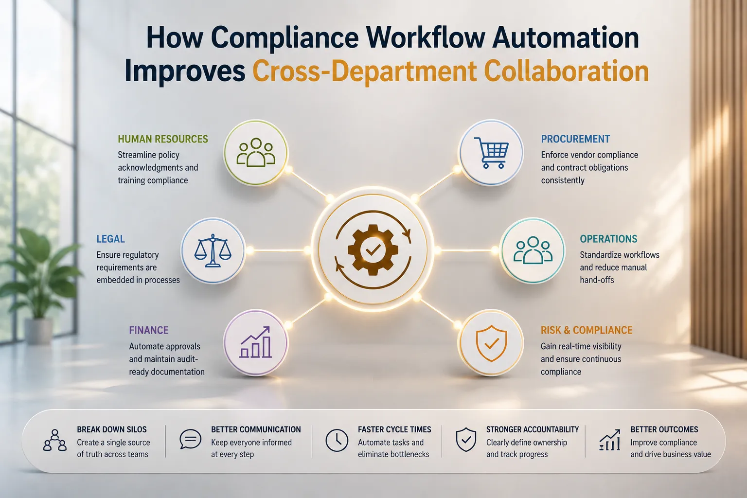 How Compliance Workflow Automation Improves Cross-Department Collaboration