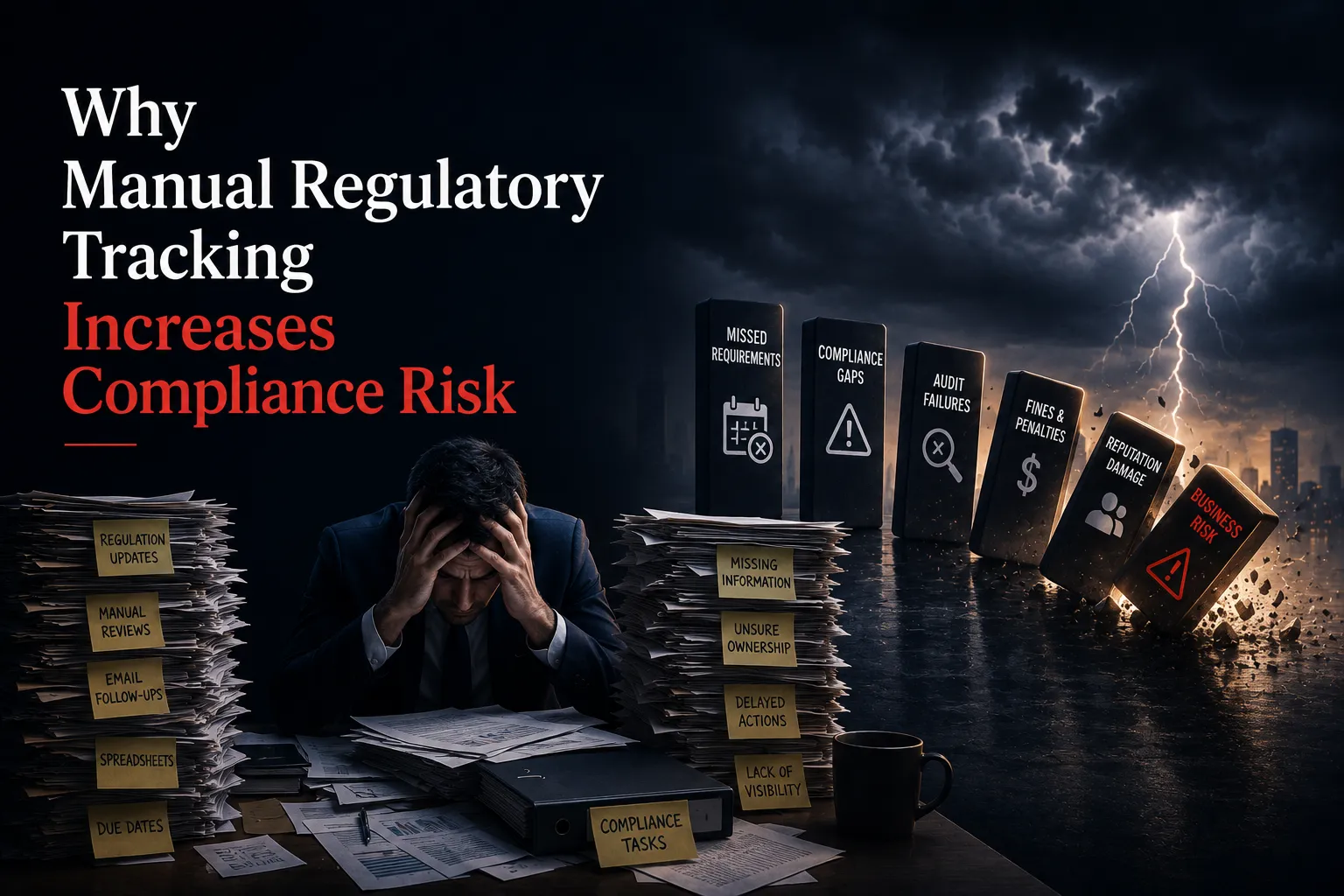 Why Manual Regulatory Tracking Increases Compliance Risk