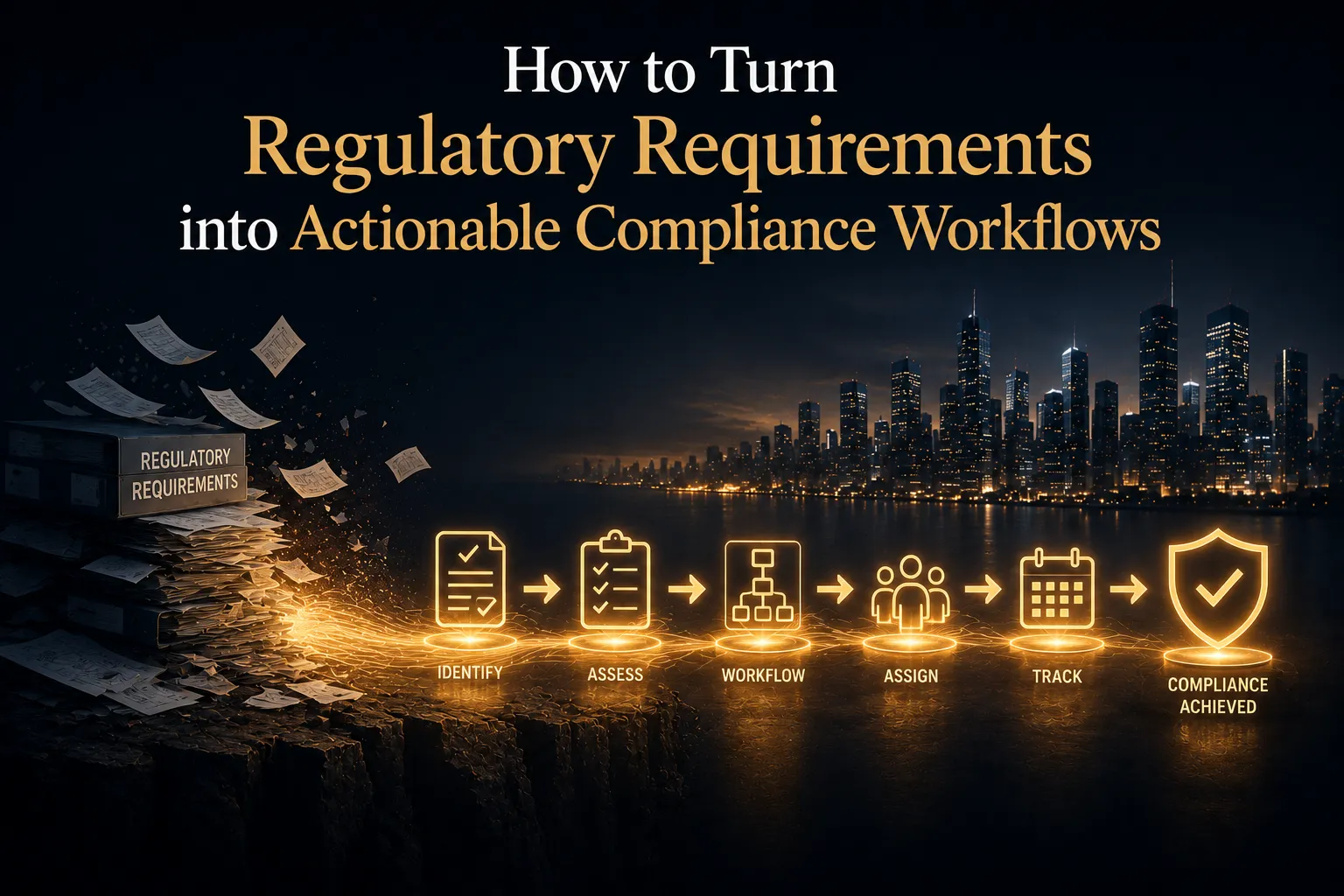 How to Turn Regulatory Requirements into Actionable Compliance Workflows