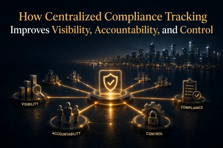How Centralized Compliance Tracking Improves Visibility, Accountability, and Control